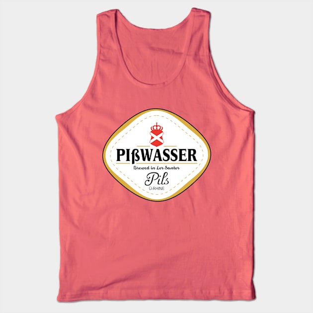 Pisswasser Beer - Brewed in Los Santos Tank Top by MBK